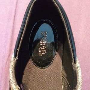 Michael Kors Shoes - Michael Kors MK Trainers Black/Bronze Michael Kors Shoes - Michael Kors MK Trainers Black/Bronze